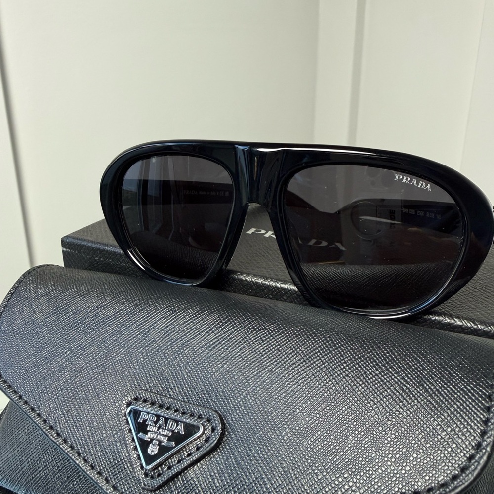 Prada Black Women's Sunglasses - Picture 2 of 12